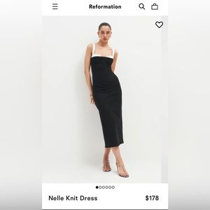 New with tags, never worn Reformation Nelle dress. Size M.